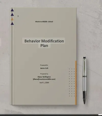 خطة تعديل السلوك